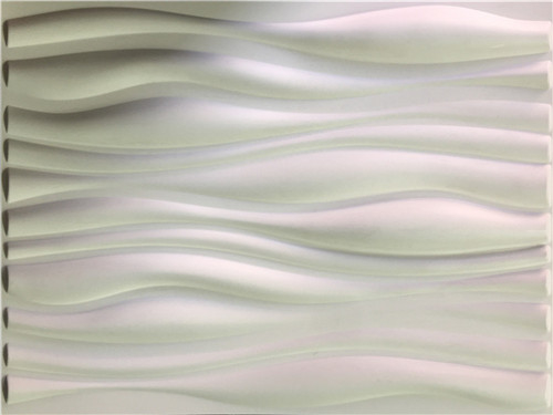 دليل على العفن الأبيض المتكامل 3D بلاط الحائط ، لوحات صديقة للبيئة تغطي الجدار 3D