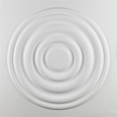 ألواح الجدران البلاستيكية ثلاثية الأبعاد الحديثة الوزن 1.36 كجم / متر مربع مات أبيض اللون دخان والدليل