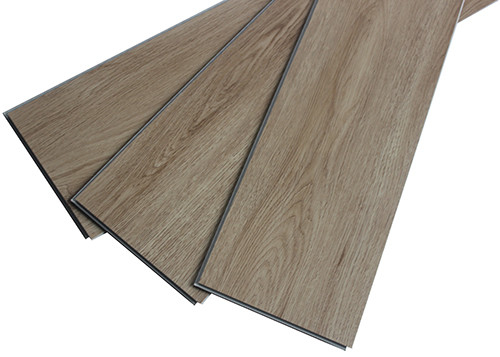 المضادة للخدش الخشب الملمس الفينيل الأرضيات ، مقاوم للرطوبة PVC المتشابكة بلاط الأرضيات