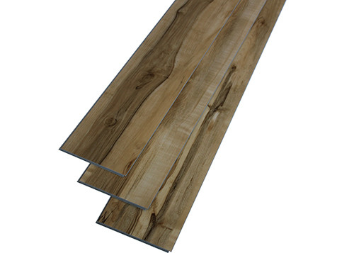 أرضيات ديكور PVC بلاط الأرضيات تصميم خشب واقعي فائق سهولة الصيانة / التنظيف